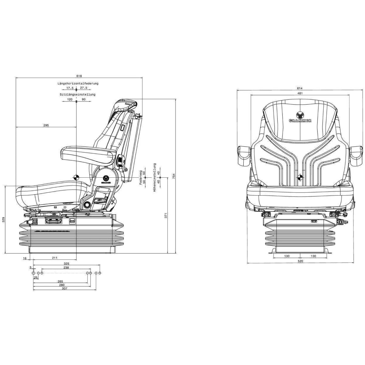 Grammer Maximo Comfort MSG 95 G / 731 1288539