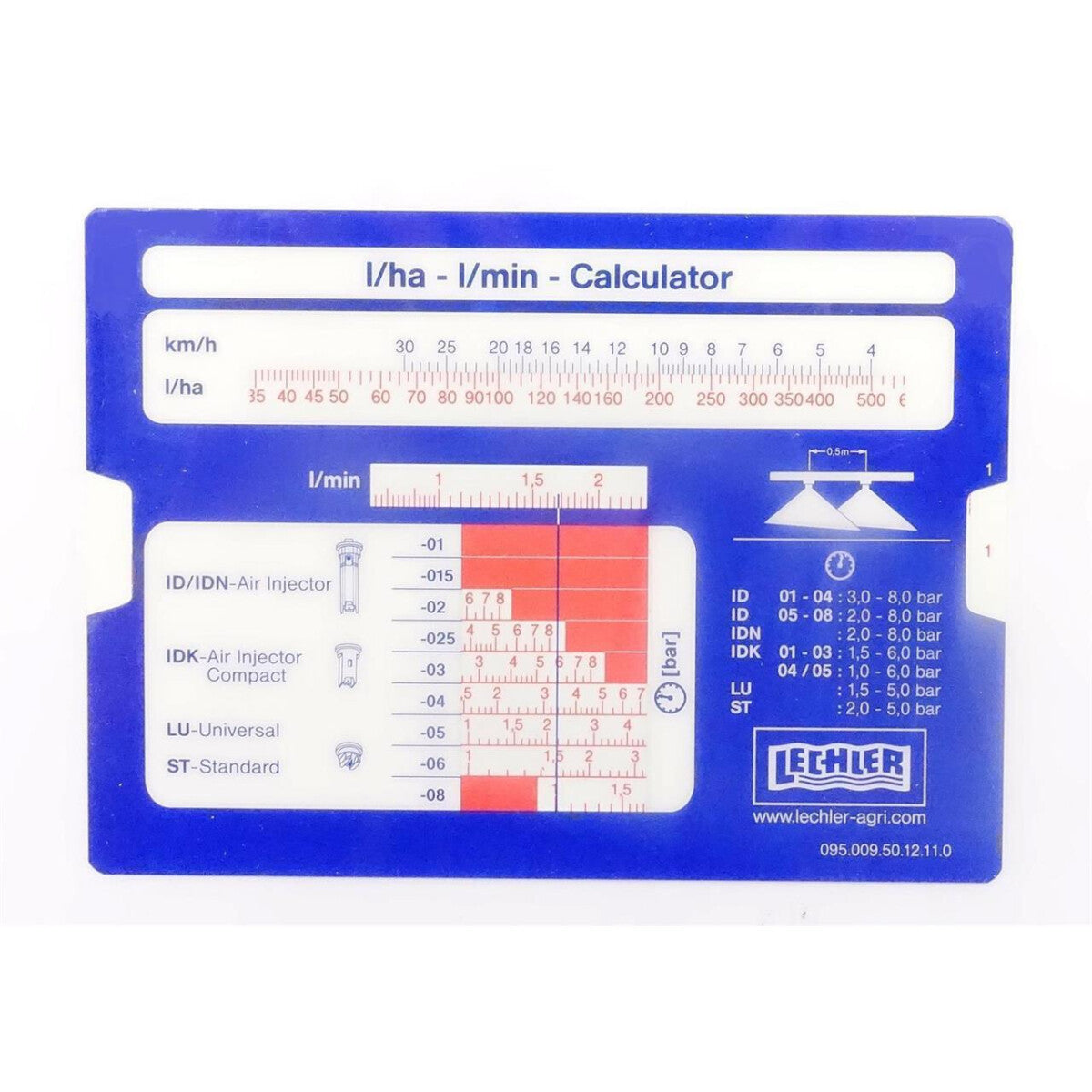 Lechler Hektar-Mengen-Rechner 603953