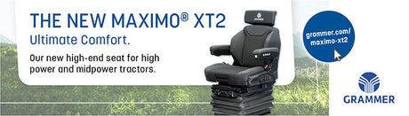 Der neue GRAMMER Maximo XT2: Willkommen in der Königsklasse der Traktorensitze!